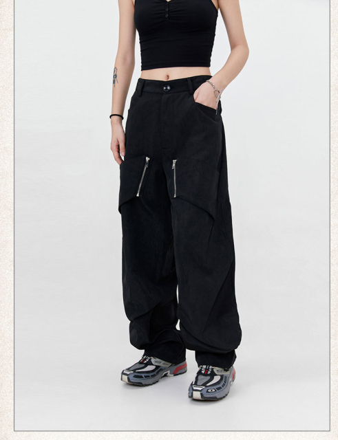 Custom Logo Print Multi Pocket Pullover Blank Plain Oversized Heavy Hoodies Cotton Vintage Acid Wash Distressed Men Hoodie