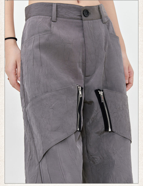 Custom Logo Print Multi Pocket Pullover Blank Plain Oversized Heavy Hoodies Cotton Vintage Acid Wash Distressed Men Hoodie