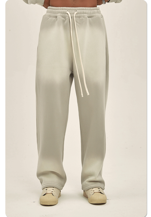 Wholesale Custom Mens Acid Wash Flare Sweatpants Vintage Fleece Oversized Casual Jogger Pants