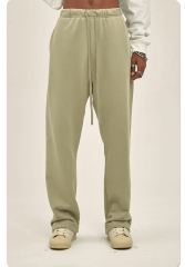 Factory Customized Oversized Heavyweight Sweatpants Men Solid Color Elastic Waist Relaxed Jogger Sweatpants