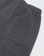 New Fashion Waffle Jogger Pant 380gsm Fit Sports Relax Lounge Drawstring Men Plain Sweat Pants