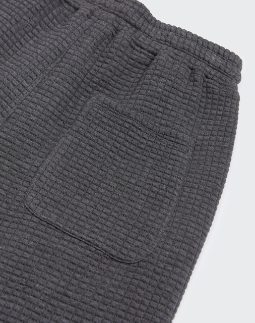 New Fashion Waffle Jogger Pant 380gsm Fit Sports Relax Lounge Drawstring Men Plain Sweat Pants