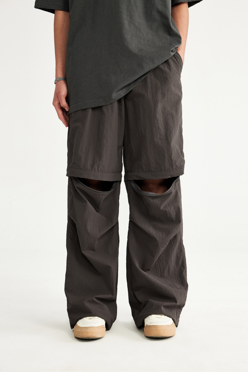 Custom Logo Men'S Cargo Pants Multi Pocket Fashion Pants Polyester Baggy Cargo Pants Men High Quality Waterproof