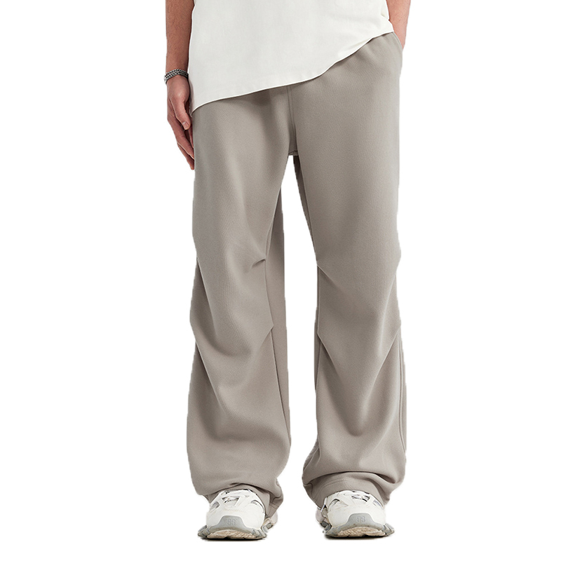 Latest Design Ankle Pleated Jogger Man Pants Casual Straight Leg Men'S Pants Trousers Drawstring Parachute Men'S Pants Wholesale