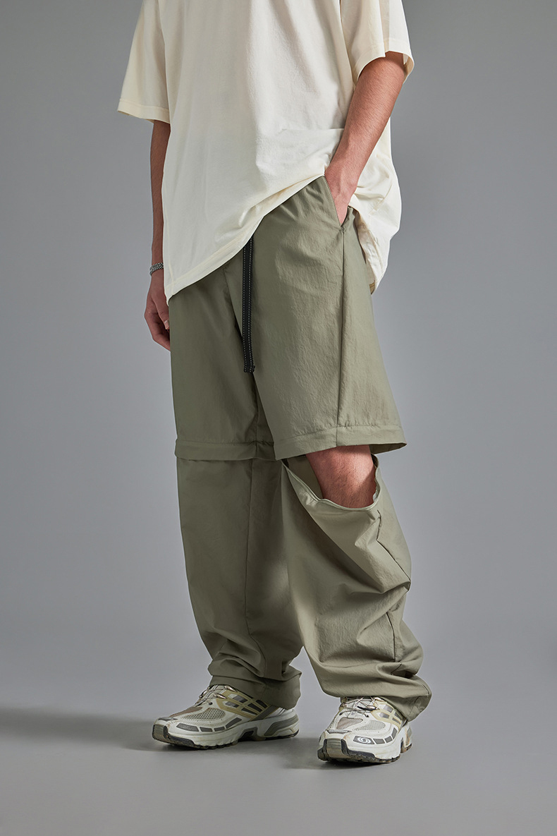Elastic Waistband Side Pocket Tight Edge Casual Streetwear 460g Heavy Fleece Plain Jogger Harem Pants Unisex