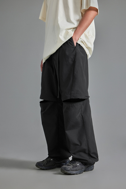 Elastic Waistband Side Pocket Tight Edge Casual Streetwear 460g Heavy Fleece Plain Jogger Harem Pants Unisex