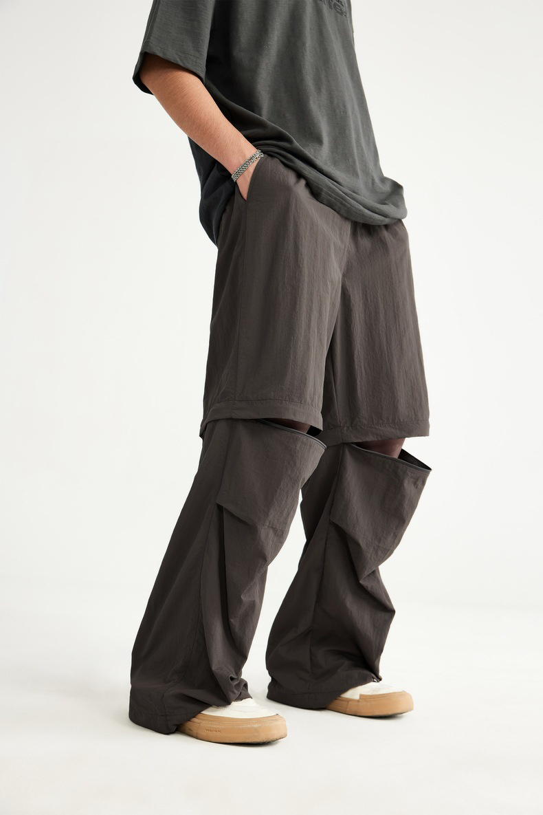 Custom Logo Men'S Cargo Pants Multi Pocket Fashion Pants Polyester Baggy Cargo Pants Men High Quality Waterproof