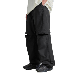 Elastic Waistband Side Pocket Tight Edge Casual Streetwear 460g Heavy Fleece Plain Jogger Harem Pants Unisex