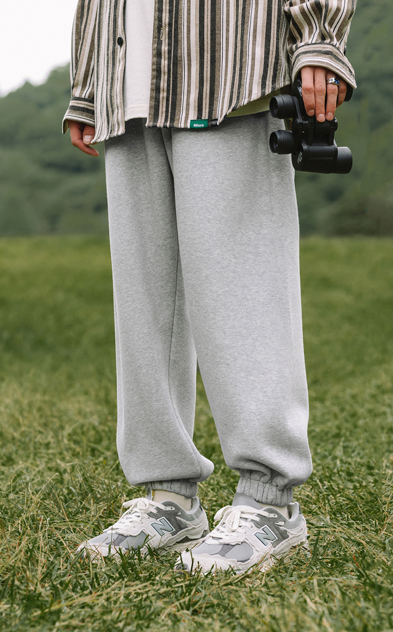 High Quality 51%Cotton New Design Trousers Basketball Sweatpants Wool Lined Jogging Pants Pants Winter Sweatpants