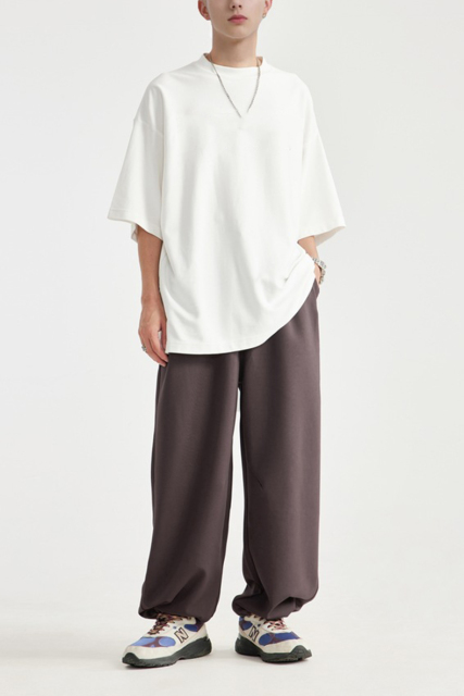 Custom Wholesale Price Mens Pants& Trousers Men Casual Straight Wide Leg Pants Men'S Cargo Pants