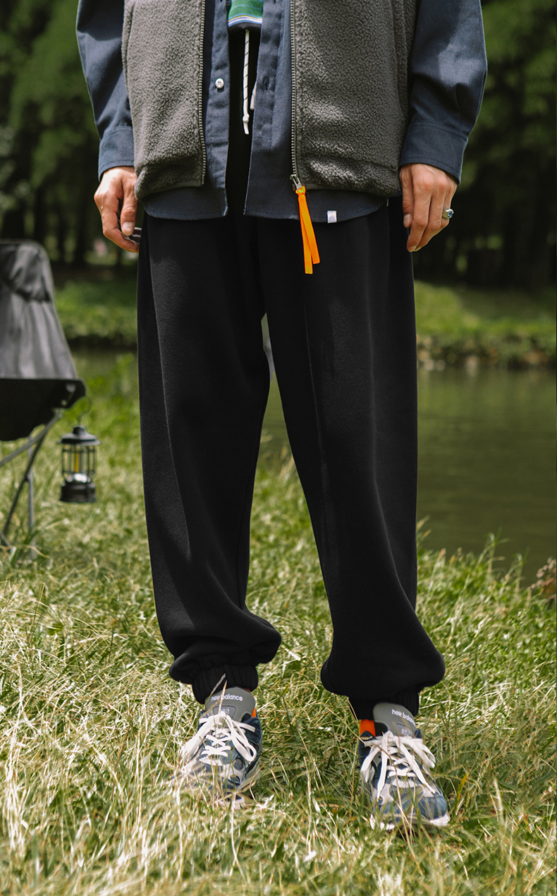 High Quality 51%Cotton New Design Trousers Basketball Sweatpants Wool Lined Jogging Pants Pants Winter Sweatpants