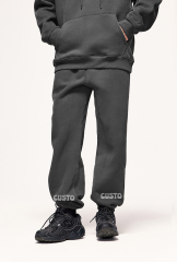 New Arrivals Hot Sales Custom 380g 100% Cotton Fleece Blank Sweatpants Vintage Sweatpants Men'S Pants & Trousers