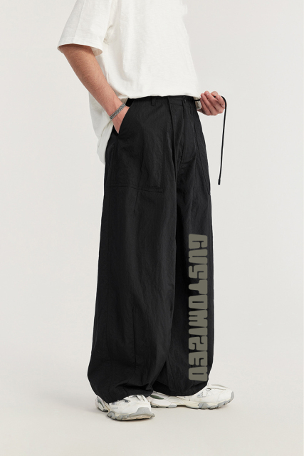 Streetwear Men Baggy Sweatpants Manufacturer Custom Men Heavy Cotton Oversized Jorggers Straight Wide Leg Baggy Sweat Pants