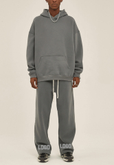 Custom Puff Print 100% Cotton Vintage Heavy Weight Acid Washed Sweat Pants Trousers Plain French Terry Sweatpants Men'S Pants