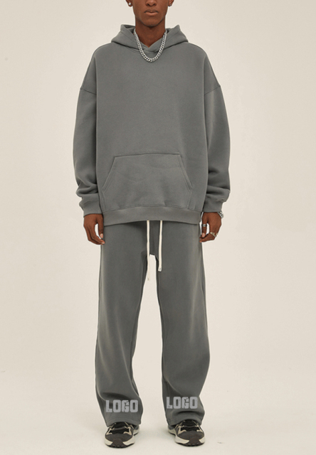 Custom Puff Print 100% Cotton Vintage Heavy Weight Acid Washed Sweat Pants Trousers Plain French Terry Sweatpants Men'S Pants