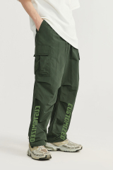 Multi-Pocket Overalls Men'S New Japanese Pants Patchwork Design Outdoor Loose Casual High Street Wide Leg Straight Cargo Pant