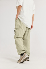 Multi-Pocket Overalls Men'S New Japanese Pants Patchwork Design Outdoor Loose Casual High Street Wide Leg Straight Cargo Pant