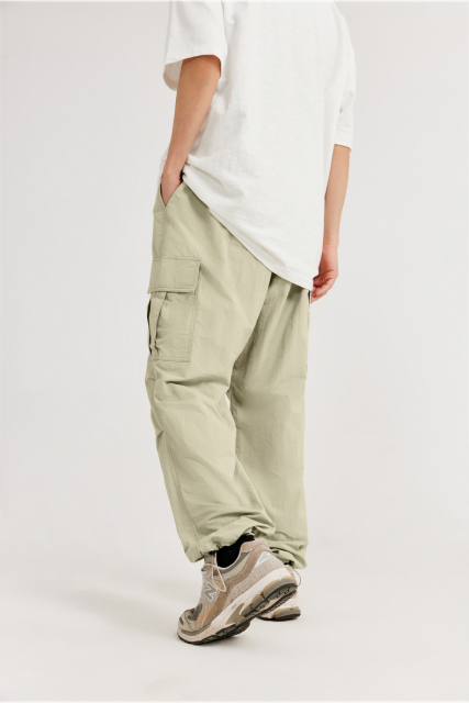 Multi-Pocket Overalls Men'S New Japanese Pants Patchwork Design Outdoor Loose Casual High Street Wide Leg Straight Cargo Pant