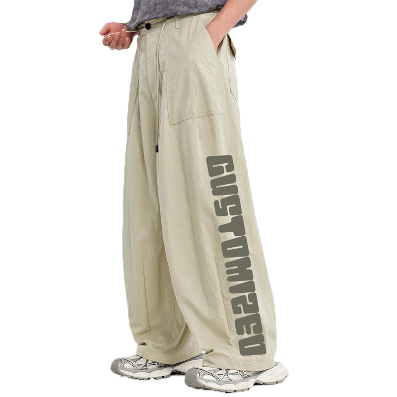 Streetwear Men Baggy Sweatpants Manufacturer Custom Men Heavy Cotton Oversized Jorggers Straight Wide Leg Baggy Sweat Pants