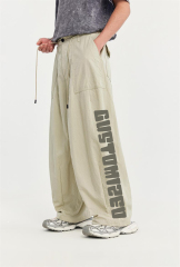 Streetwear Men Baggy Sweatpants Manufacturer Custom Men Heavy Cotton Oversized Jorggers Straight Wide Leg Baggy Sweat Pants