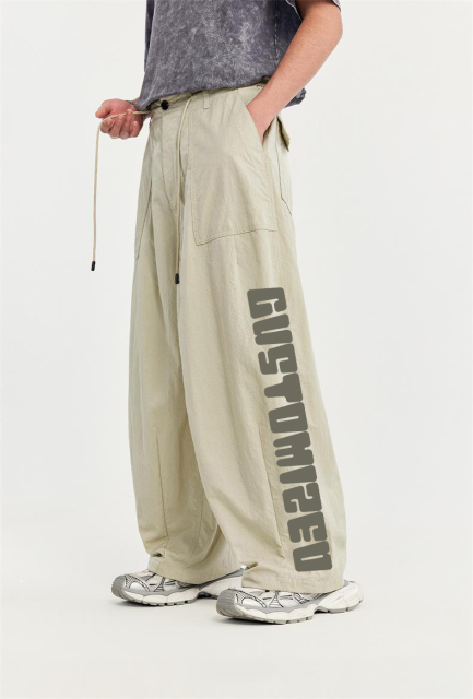 Streetwear Men Baggy Sweatpants Manufacturer Custom Men Heavy Cotton Oversized Jorggers Straight Wide Leg Baggy Sweat Pants