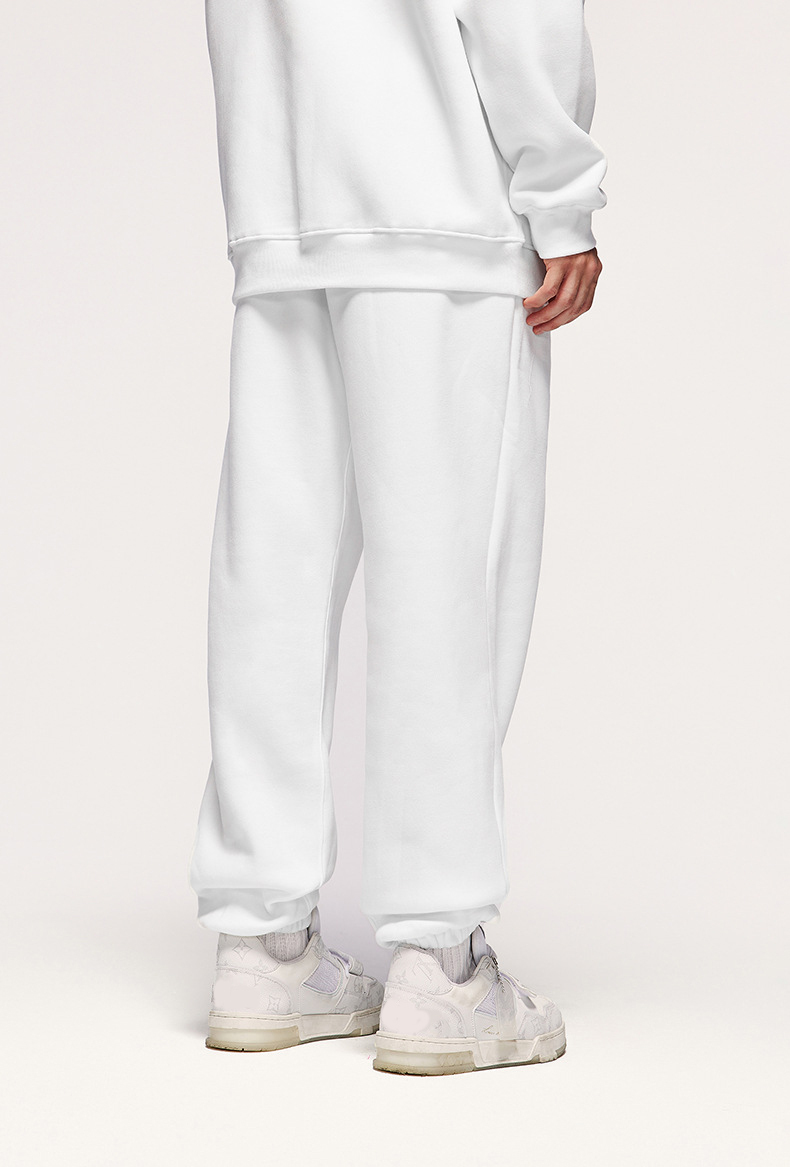 New Arrivals Hot Sales Custom 380g 100% Cotton Fleece Blank Sweatpants Vintage Sweatpants Men'S Pants & Trousers