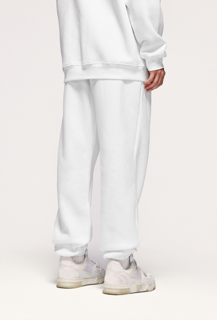 New Arrivals Hot Sales Custom 380g 100% Cotton Fleece Blank Sweatpants Vintage Sweatpants Men'S Pants & Trousers