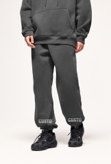 New Arrivals Hot Sales Custom 380g 100% Cotton Fleece Blank Sweatpants Vintage Sweatpants Men'S Pants & Trousers