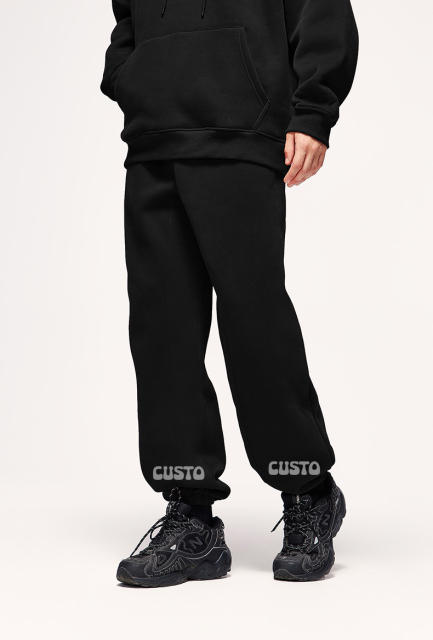 New Arrivals Hot Sales Custom 380g 100% Cotton Fleece Blank Sweatpants Vintage Sweatpants Men'S Pants & Trousers