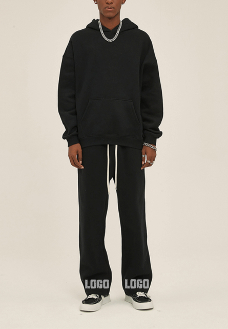 Custom Puff Print 100% Cotton Vintage Heavy Weight Acid Washed Sweat Pants Trousers Plain French Terry Sweatpants Men'S Pants