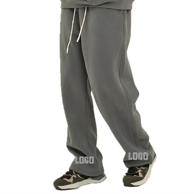 Custom Puff Print 100% Cotton Vintage Heavy Weight Acid Washed Sweat Pants Trousers Plain French Terry Sweatpants Men'S Pants