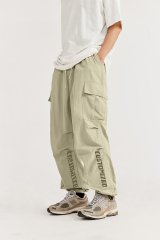 Multi-Pocket Overalls Men'S New Japanese Pants Patchwork Design Outdoor Loose Casual High Street Wide Leg Straight Cargo Pant