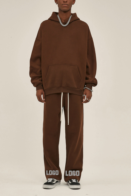 Custom Puff Print 100% Cotton Vintage Heavy Weight Acid Washed Sweat Pants Trousers Plain French Terry Sweatpants Men'S Pants