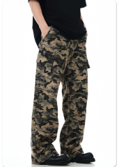 Stylish Multi-Pocket Camouflage Pants Cool Tactical Trousers Loose Cheap Cargo Pants Men
