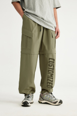 Factory Wholesale Woven Pocket Mens Detachable Jogger Hunting Man Tactical Straight Double Knee Carpenter Work Pant Men