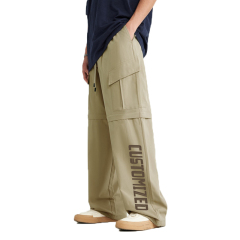 Factory Wholesale Woven Pocket Mens Detachable Jogger Hunting Man Tactical Straight Double Knee Carpenter Work Pant Men