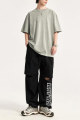 Factory Wholesale Woven Pocket Mens Detachable Jogger Hunting Man Tactical Straight Double Knee Carpenter Work Pant Men