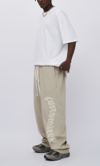 2024 Fashion Casual Baggy Men Custom Print Sports Joggers Polyester Track Pants