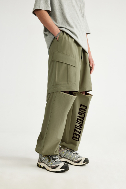 Factory Wholesale Woven Pocket Mens Detachable Jogger Hunting Man Tactical Straight Double Knee Carpenter Work Pant Men