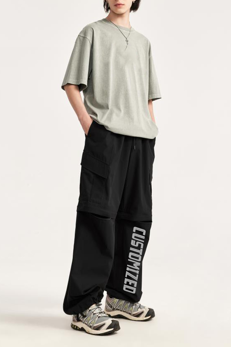 Factory Wholesale Woven Pocket Mens Detachable Jogger Hunting Man Tactical Straight Double Knee Carpenter Work Pant Men
