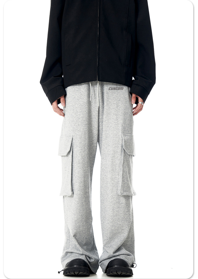 Custom Logo Plus Size Cotton Trouser Track Pants Gym Workout Fitness Soft Wear Sport Joggers