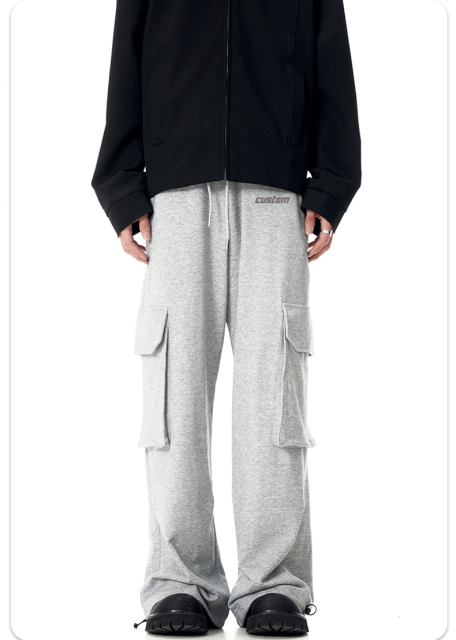 Custom Logo Plus Size Cotton Trouser Track Pants Gym Workout Fitness Soft Wear Sport Joggers