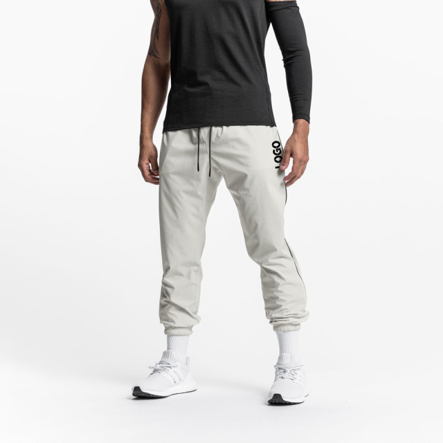 Jogger Pants Custom Logo 100% Polyester Sportswear Fitness Streetwear Mens Jogging Suit Cargo Sweatpants Gym Workout Pants