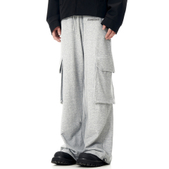 Custom Logo Plus Size Cotton Trouser Track Pants Gym Workout Fitness Soft Wear Sport Joggers