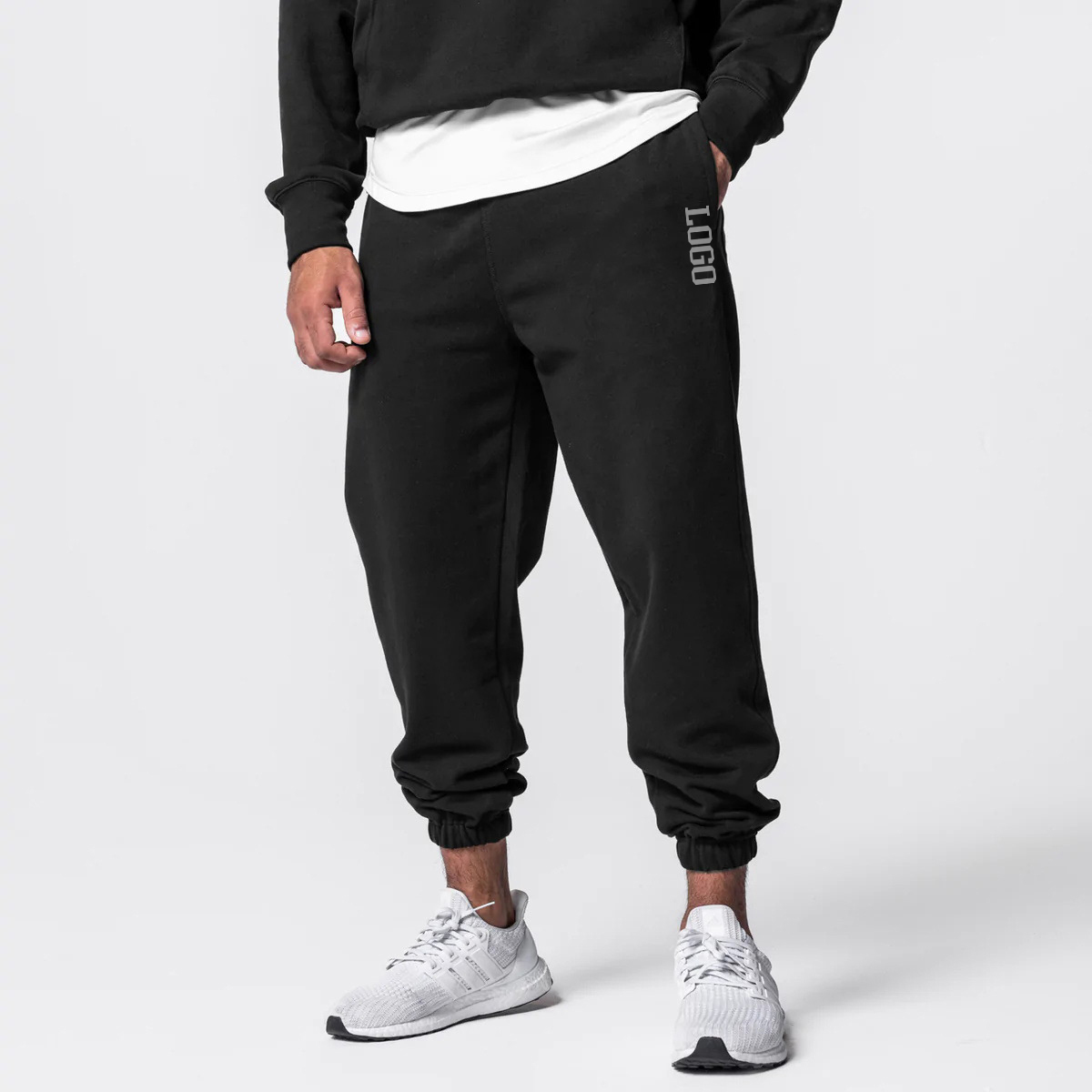 Men Thin Fashion Casual Jogger Pants Streetwear Cargo Pants Men'S Trousers Fitness Gyms Pockets Pleated Pants Mens