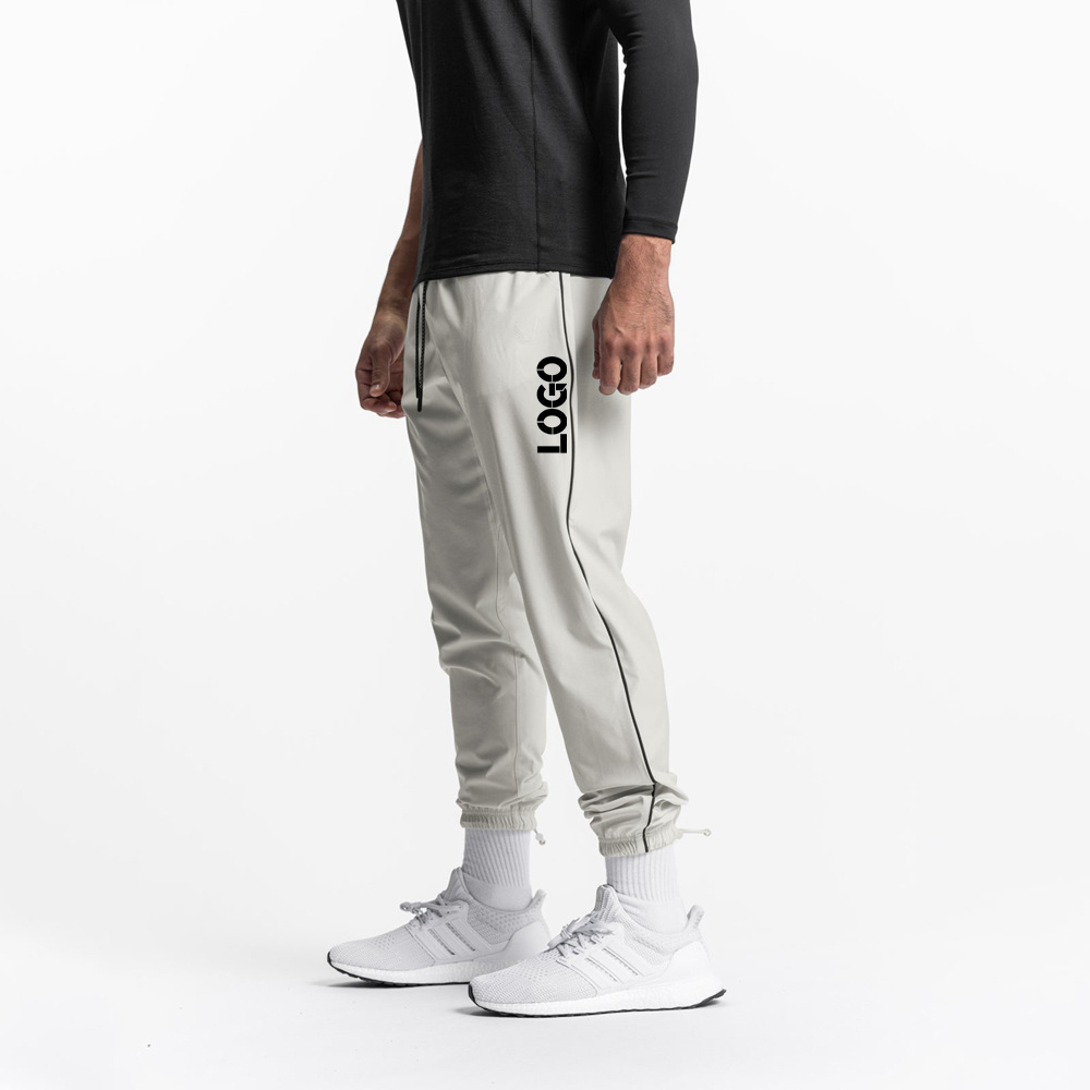 Jogger Pants Custom Logo 100% Polyester Sportswear Fitness Streetwear Mens Jogging Suit Cargo Sweatpants Gym Workout Pants