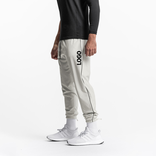 Jogger Pants Custom Logo 100% Polyester Sportswear Fitness Streetwear Mens Jogging Suit Cargo Sweatpants Gym Workout Pants