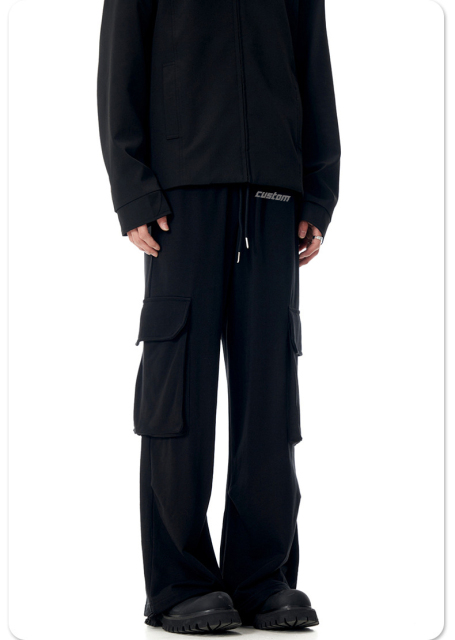 Custom Logo Plus Size Cotton Trouser Track Pants Gym Workout Fitness Soft Wear Sport Joggers