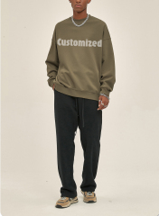 High Quality Casual Sweatshirt For Men And Women Universal Custom Graphic Oversized Embroidered Logo Long Sleeve T-Shirt Suit