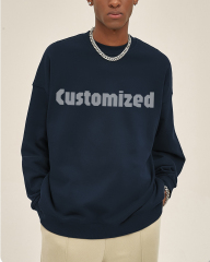High Quality Casual Sweatshirt For Men And Women Universal Custom Graphic Oversized Embroidered Logo Long Sleeve T-Shirt Suit
